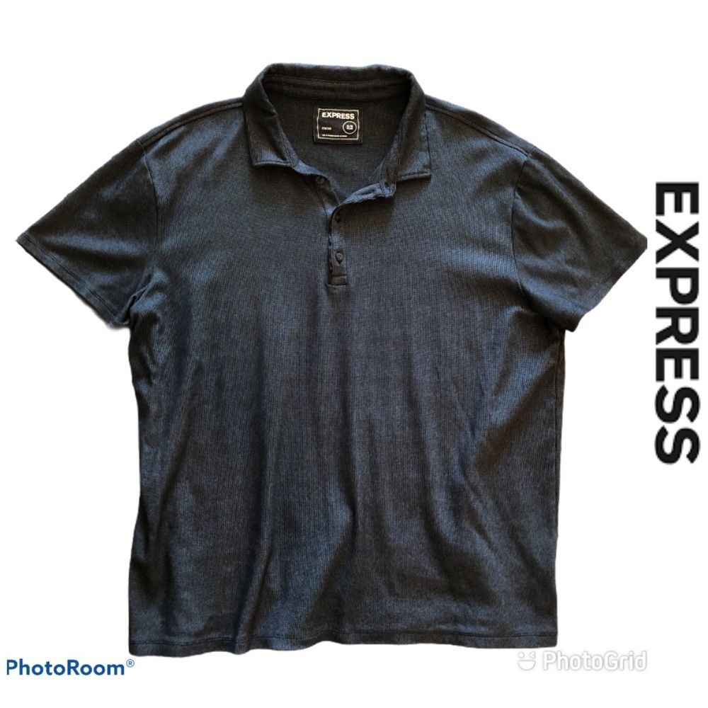 ⚡️ Express Stretch Black Polo Shirt ~ Size XL Tall ⚡️